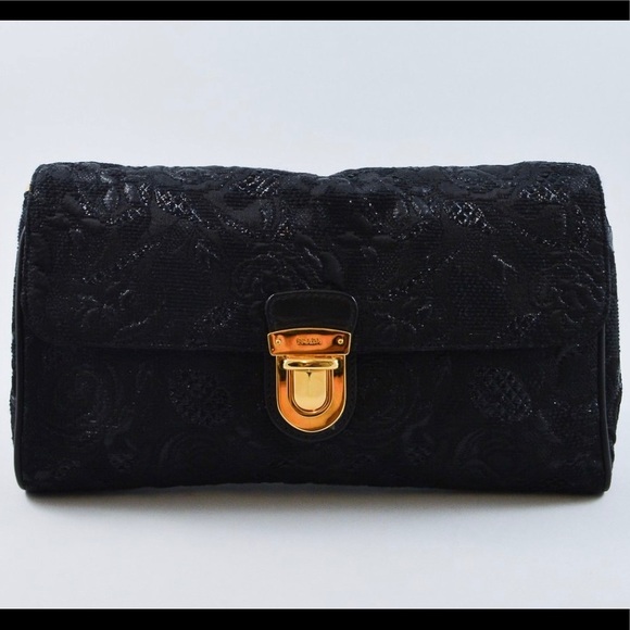 Authentic Prada Floral Brocade Bag - Picture 6 of 9